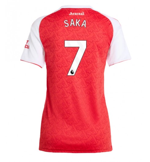 Arsenal Bukayo Saka #7 Hjemmedrakt Dame 2025-26 Korte ermer Arsenal Bukayo Saka #7 Hjemmedrakt Dame 2025-26 Korte ermer